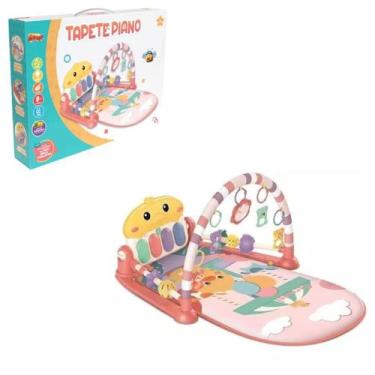 Imagem de Tapete de Atividades Piano Musical p/ Bebê Ginásio Infantil - Ravi Pre