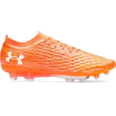 Imagem de Chuteira de Futebol Under Armour Magnetico Elite 5 Masculino, Laranja,