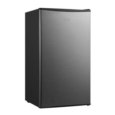 Imagem de Frigobar Midea 93l Inverter Preto com Porta na Cor Inox Bivolt, Preto 