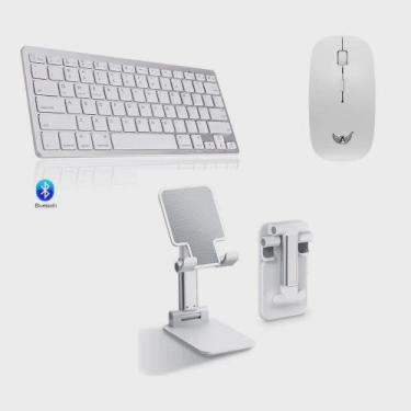 Imagem de Teclado e Mouse Bluetooth, Suporte paraTablet Galaxy Tab Samsung A9+ A