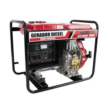Imagem de Gerador de Energia a Diesel de 5000w Bivolt 5kva Motomil Mdg-5000, BIV