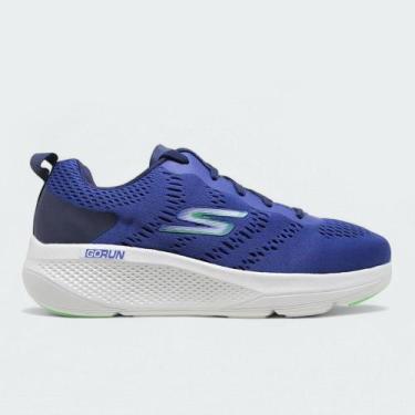 Imagem de Tenis Skechers Go Run Elevate - masculino - azul e branco, Azl, Bco, 4