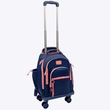 Imagem de Mochila Com Rodinha 360 Azul Marinho Puket 050404060