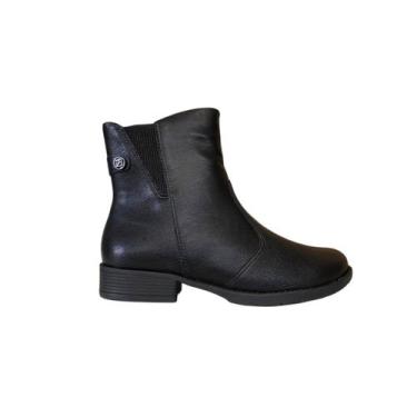 Imagem de Piccadilly Bota Montaria Cano Curto Feminino Ref. 653025 -, Preto, 37
