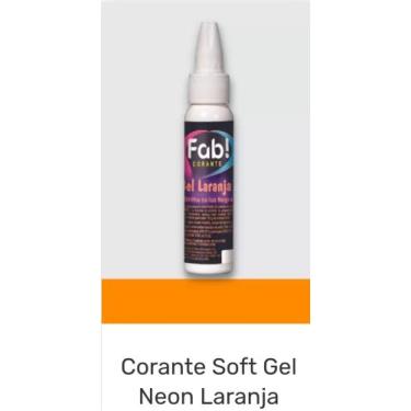 Imagem de Corante Soft Gel Néon Laranja - FAB , 25g