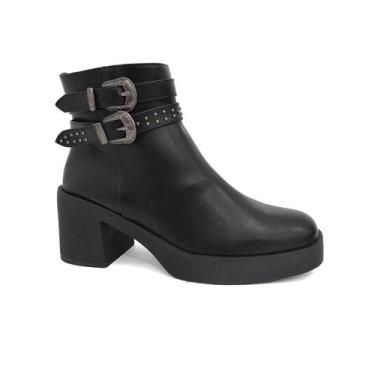 Imagem de Bota Sua Cia Chelsea Ana Castela 8310.15303 Preto, 36, Preto