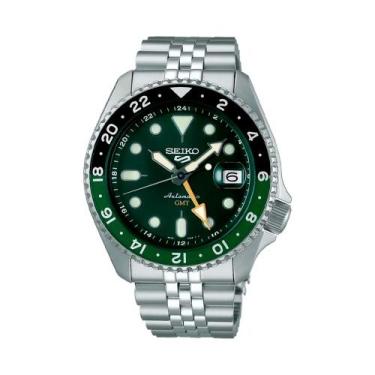 Imagem de Relógio Masculino Seiko 5 Sports GMT Automático Verde SSK035B1 E1SX