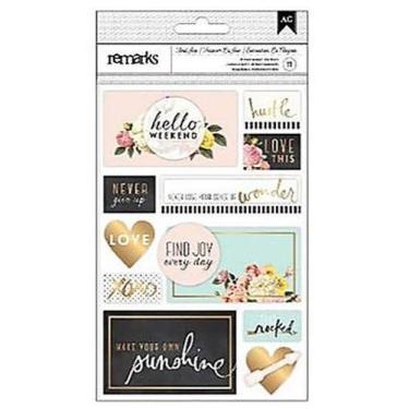 Imagem de Adesivo AC - Remarks - Find Joy - American Crafts