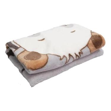 Imagem de COBERTOR BEBE PARA BERÇO HIPO ALÉRGICO BABY JOY COR:urso soninho - INC