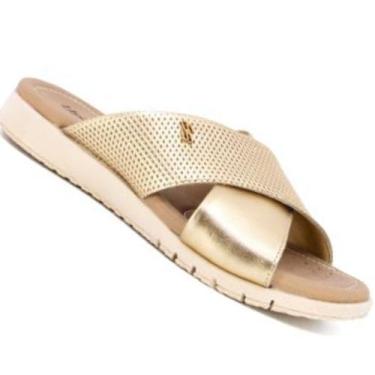 Imagem de Chinelo Usaflex Al3703 Feminino, Dourado, 38