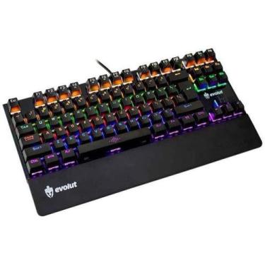 Imagem de Teclado Gamer Mecânico Evolut Assault Eg204 Rgb Preto
