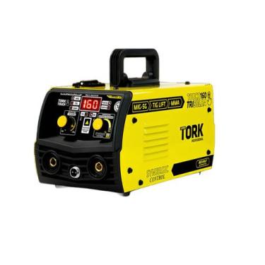 Imagem de Kit maquina de solda tork inversora cimets-7160/1k-bv bivolt mig/tig/m