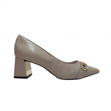 Imagem de Sapato Estiloso Casual Feminino Via Marte 155012-01, Bege, 38