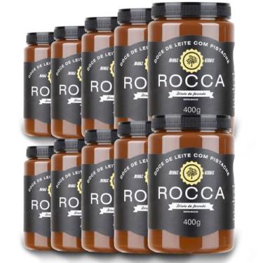 Imagem de Doce de Leite Rocca com Pistache 400g Kit 10 Unidades