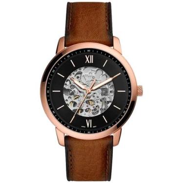 Imagem de Relógio Fossil Automático Masculino Rosé Pulseira em Couro ME3195/0JN