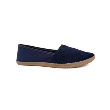 Imagem de Sapatilha Moleca Espadrille 5287.297 Marinho, 35, Marinho