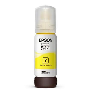 Imagem de Refil de Tinta T544422 para Impressora com Rendimento de 7.500 Páginas Amarelo Epson 65ml