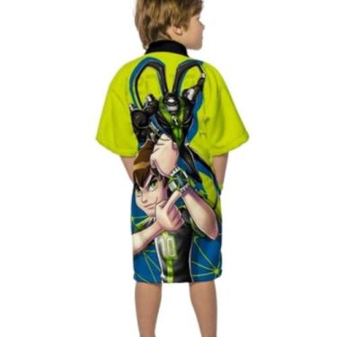 Imagem de Roupão de Banho de Menino Aveludado Infantil Kids Divertido - Lepper, 