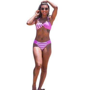 Imagem de Biquini feminino marinheiro luxo poliamida premiun - Malury Modas, Ros