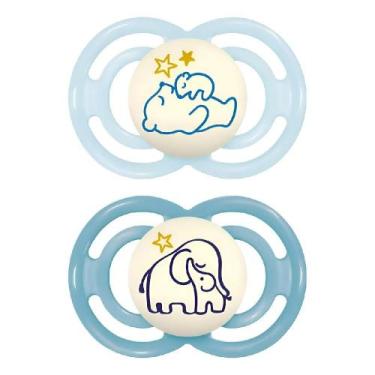 Imagem de MAM Perfect Night 6 Meses Embalagem Dupla Azul - Mam Baby