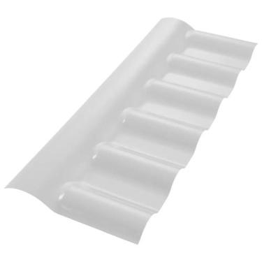 Imagem de Cumeeira Central Articulada Plan Pvc 88x37cm Branca - P3030041 - AFORT