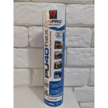 Imagem de PU 40 Selante Adesivo de Poliuretano Branco 400g Flex Vedação Construç