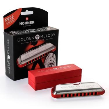 Imagem de Harmônica G Hohner Golden Melody Progressive