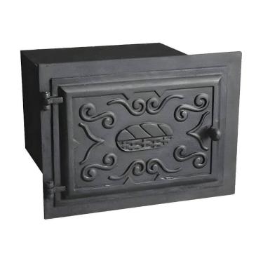 Imagem de Forno Fogão a Lenha 161RIG Ferro Fundido 48x35x30cm Preto Rig Fundidos