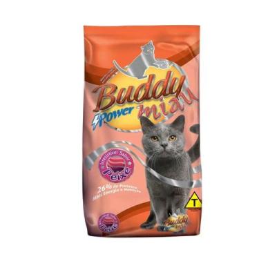 Imagem de Ração buddy de gato sabor peixe miau 10kg standart - BUDDY MIUA