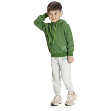 Imagem de Conjunto Moletom infantil Masculino Angero 28607, 8, Verde