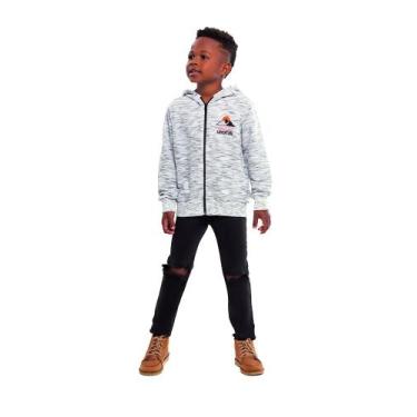 Imagem de Jaqueta Infantil Moletom Dila 03427, 6, Cinza