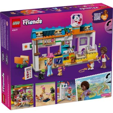 Imagem de Brinquedo de Montar Lego Friends Padaria de Petiscos para Cães 42677 com 278 Peças Lego