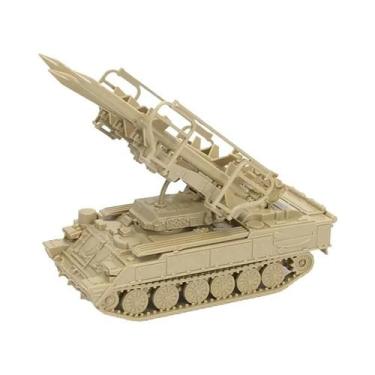 Imagem de Modelo De Brinquedo De Tanque Militar 4D Em Escala 1/72, Míssil Antita
