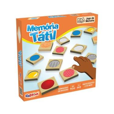 Imagem de Jogo Da Memória Tátil Braille 18 Peças Mdf 1179 Jogo Da Memoria Tatil 