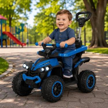 Imagem de Quadriciclo Eletrico Pimpi Flash Wheels - Azul