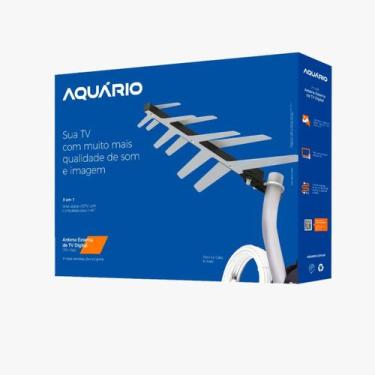 Imagem de Antena Digital Aquário TV DTV 1500 Full HD UHF HDTV 4K Externa Complet