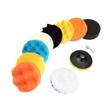 Imagem de Kit De Esponjas De Polimento Para Carros E Motos, Espuma Para Poliment