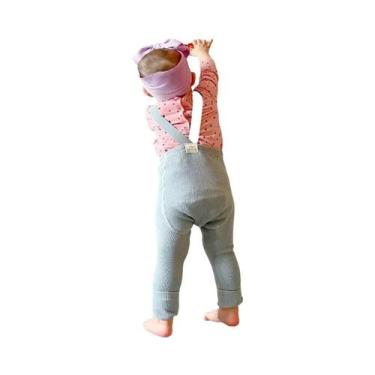 Imagem de Leggings De Cintura Alta Elástica Para Bebês (Meninas E Meninos) - Mei
