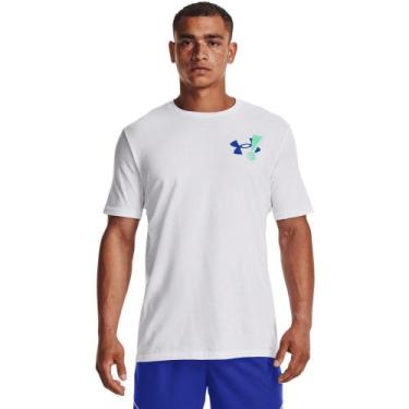 Imagem de Camiseta de Basquete Masculina Under Armour Exclamation Bball SS B, Br