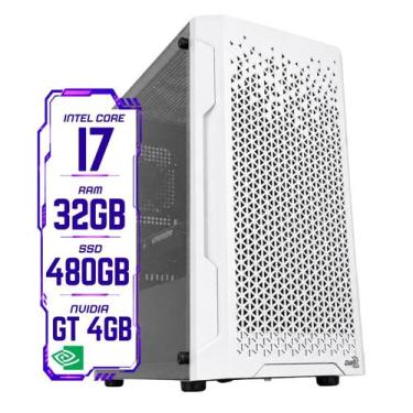 Imagem de Cpu Pc Computador Core I7, 32gb Ram, Ssd 480gb, Geforce 4gb - CONECT-X
