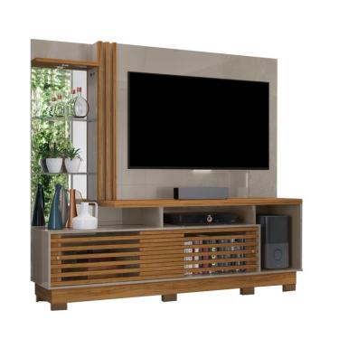 Imagem de Home Theater Frizz Plus Fendi/Naturale c/ Pés - Madetec