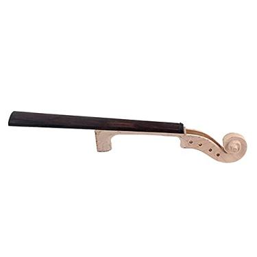 Imagem de Kit de bricolagem para pescoço de violino 4/4, tamanho completo, acessórios de bordo/ébano Luthier Supplies
