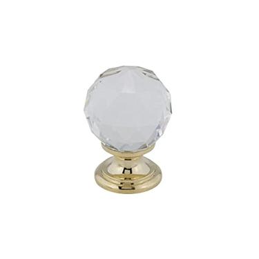 Imagem de Richelieu Hardware BP999313011 31/32" (25 mm), puxador contemporâneo para armário, transparente, cobre polido