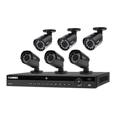 Imagem de NVR de segurança com câmeras IP de alta definição