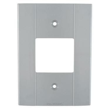 Imagem de Tampa 2 postos para conduletes Plastibox Tramontina