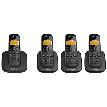 Imagem de Kit Telefone Sem Fio Ts 3110 + 3 Ramais Ts 3111 Intelbras