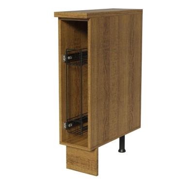 Imagem de Balcão Porta-temperos Glamy, Agata e Stella 20cm Rustic