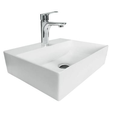 Imagem de Cuba de Apoio Cerâmica Reno RC 450 Branca Fosca