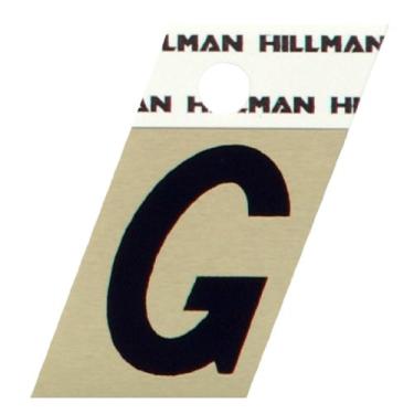 Imagem de The Hillman Group 840506 Letra G de corte angular de alumínio de 3,8 cm (1-1/2 pol.)