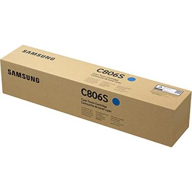 Imagem de Samsung Cartucho de toner CLT-C806S MultiXpress X7400 7500 7600 (ciano) em embalagem de varejo